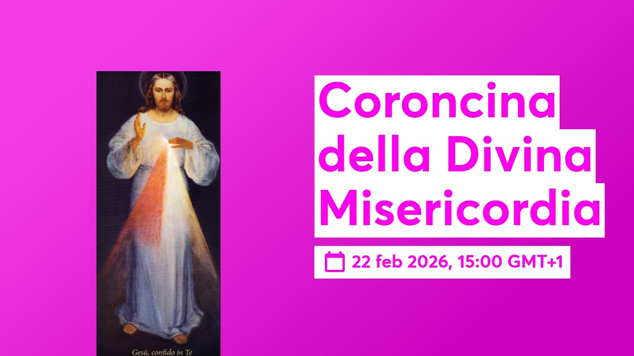 PREGHIAMO INSIEME LA CORONCINA ALLA DIVINA MISERICORDIA
