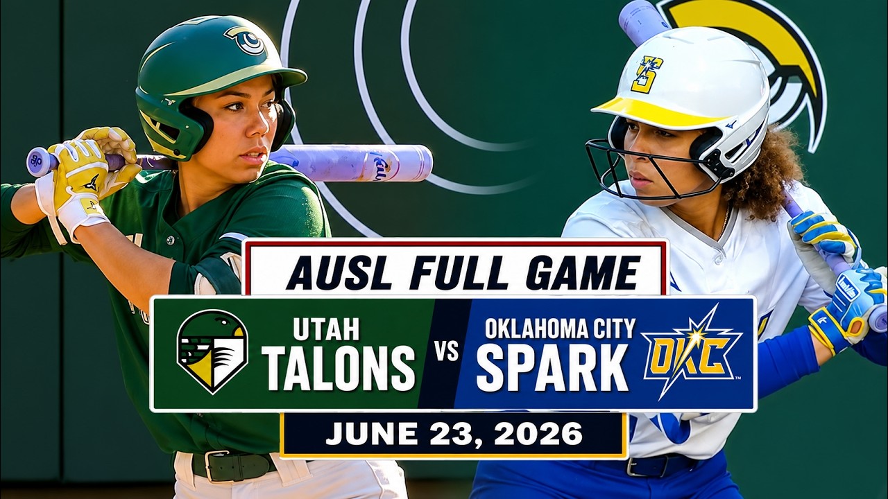 Utah Talons vs Oklahoma Spark Full Game | June 23, 2026 | Athletes Unlimited Softball League 2026