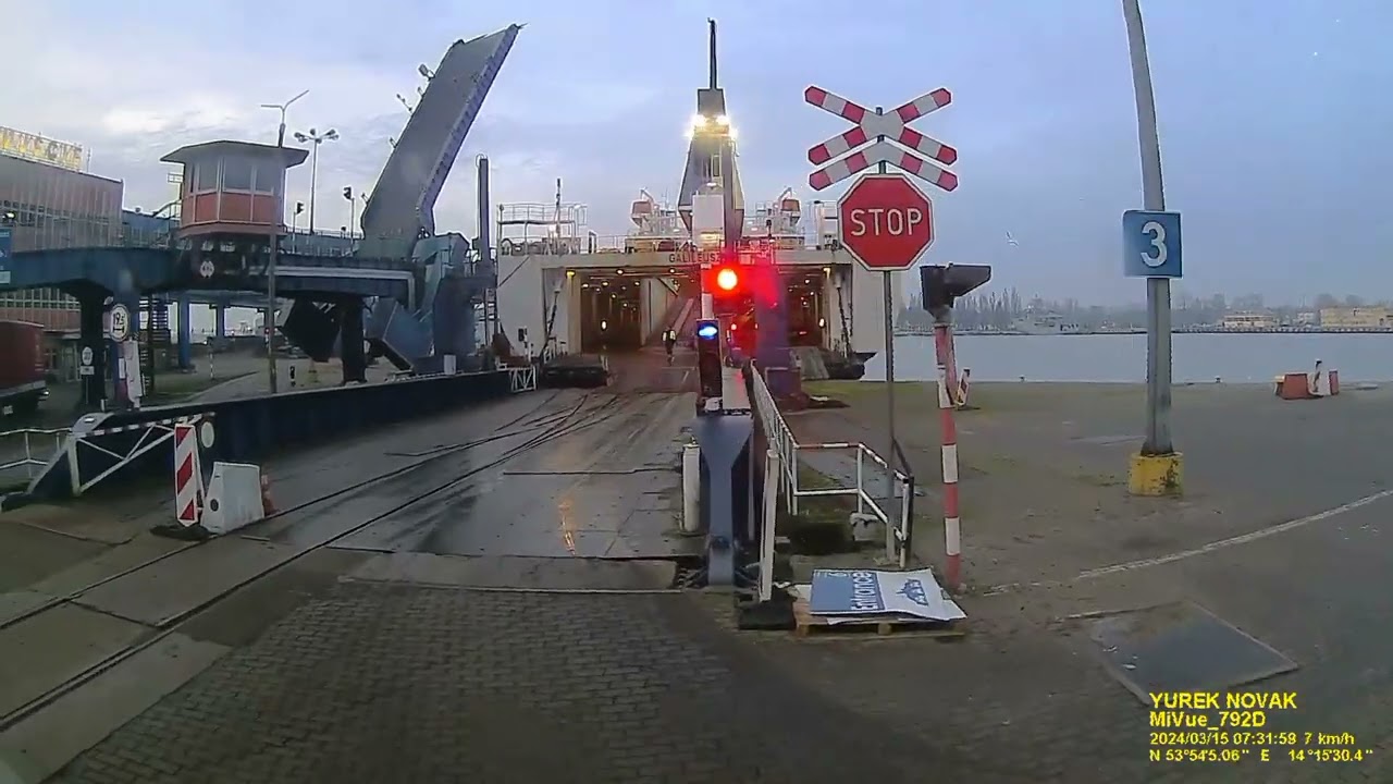 ferry m/f Galileusz, Unity Line, Swinoujscie - Ystad, 2024.03.15