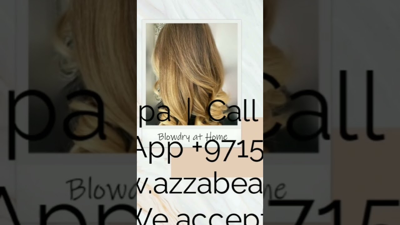Best Blowdry at Home in Dubai. call 800 Azza (2992) 