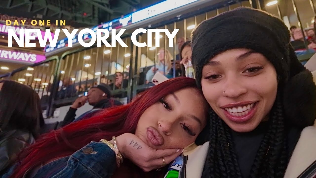 NYC Vlog Day1 | First NBA Game + Seafood Date + Settling In ￼