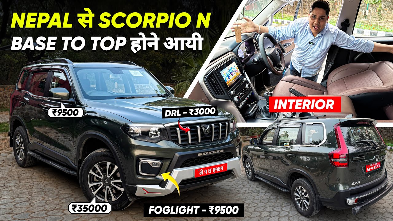 Scorpio N base to top model modification ✅ Scorpio n Genuine Accessories ✅ Scorpio n z2 modified ✅
