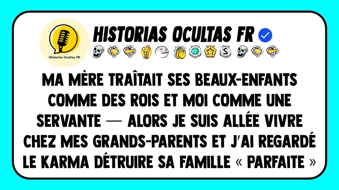 Ma Mère Traîtait Ses Beaux-Enfants Comme Des Rois Et Moi Comme Une Servante — Alors Je Suis Allée...