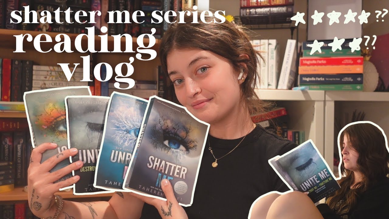 READING VLOG: is the shatter me series worth reading? PART 1 (books 1-3) 🤍📖👁️ *spoiler free*
