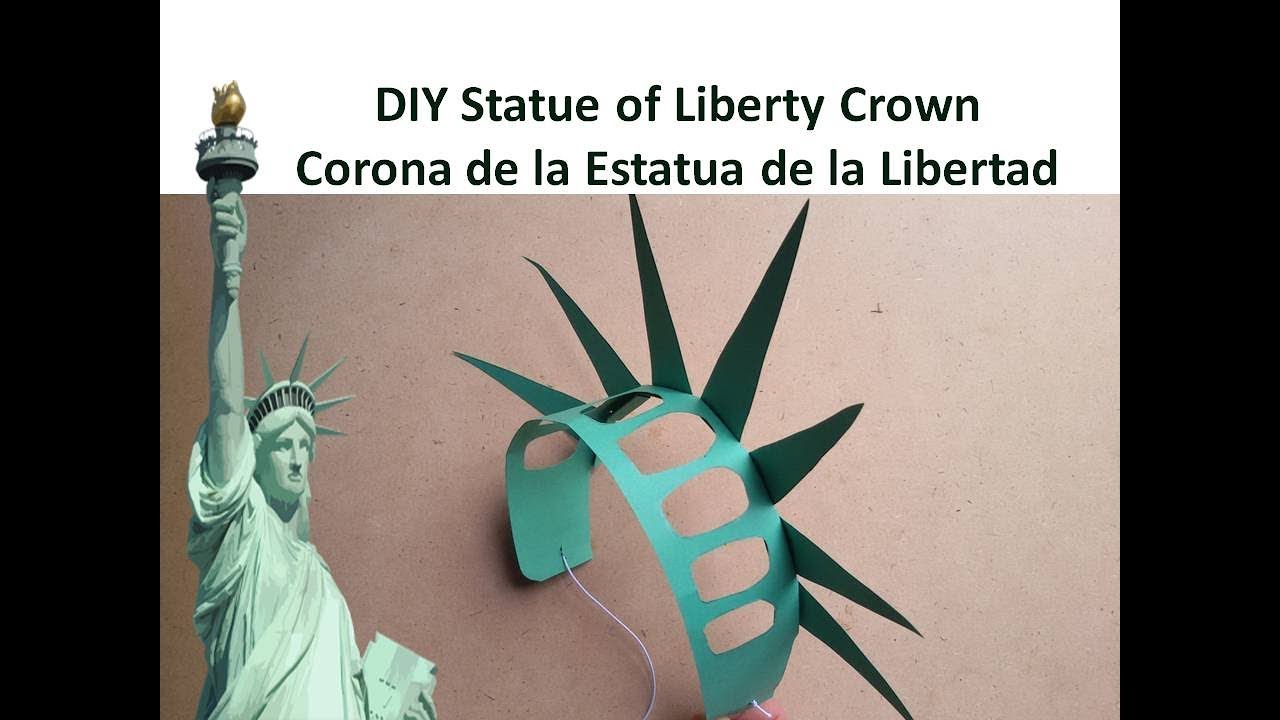 DIY Statue Of Liberty Crown Craft 🗽 Freedom Symbol - Corona de la Estatua de la Libertad