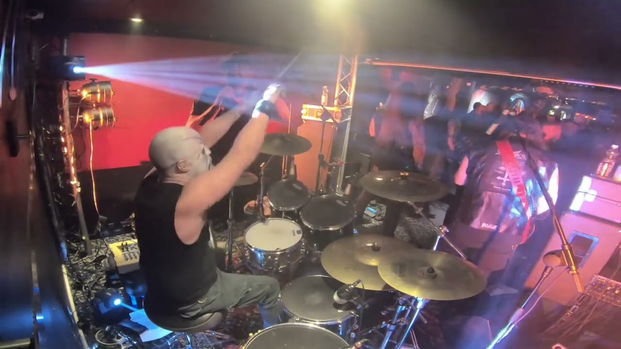 Azaghal- Myrkkyä live drum cam