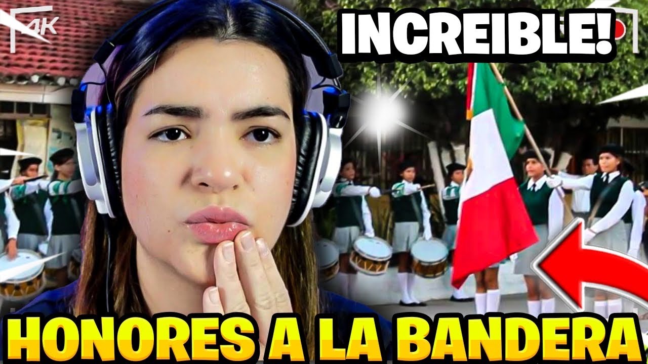 COLOMBIANA REACCIONA a HONORES a la BANDERA De MEXICO - Esto SOLO PASA en MEXICO