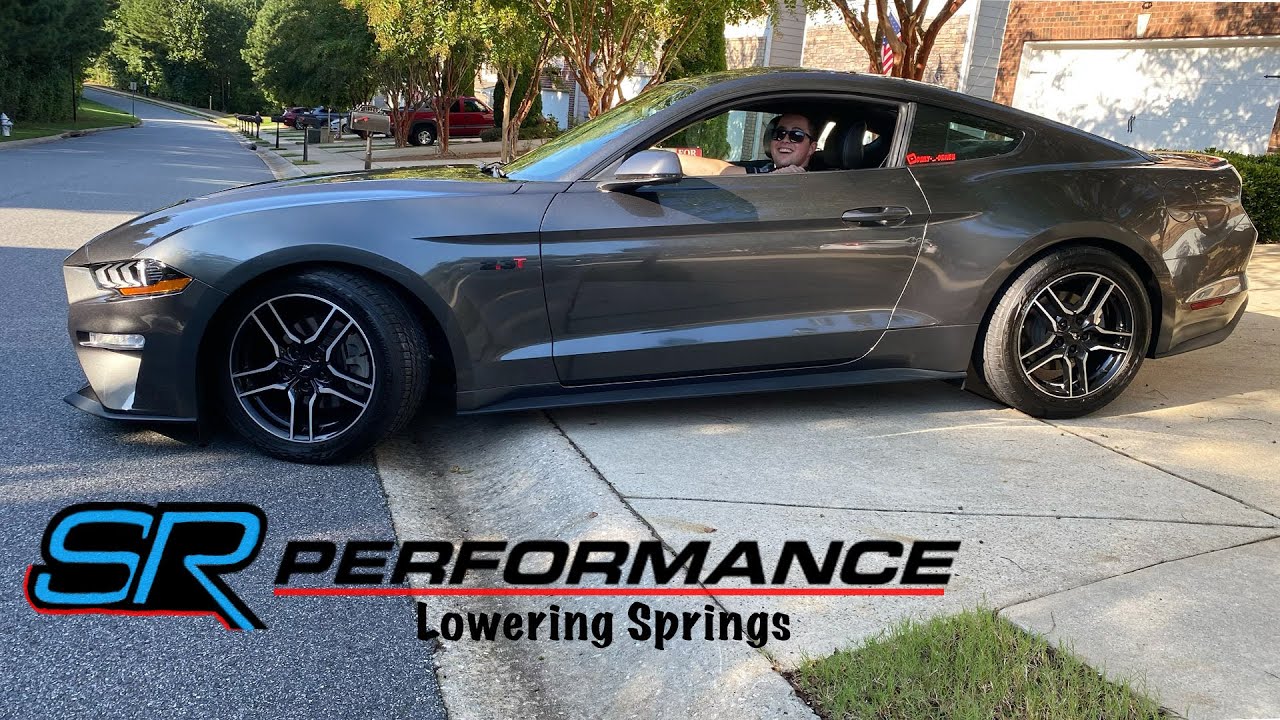 Lowering My Mustang Ecoboost! - SR Performance Springs