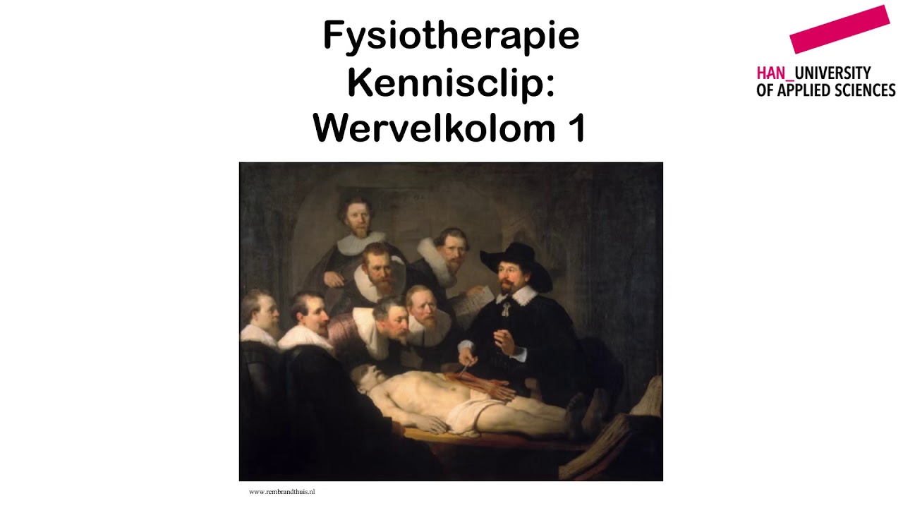 Kennisclip Wervelkolom 1