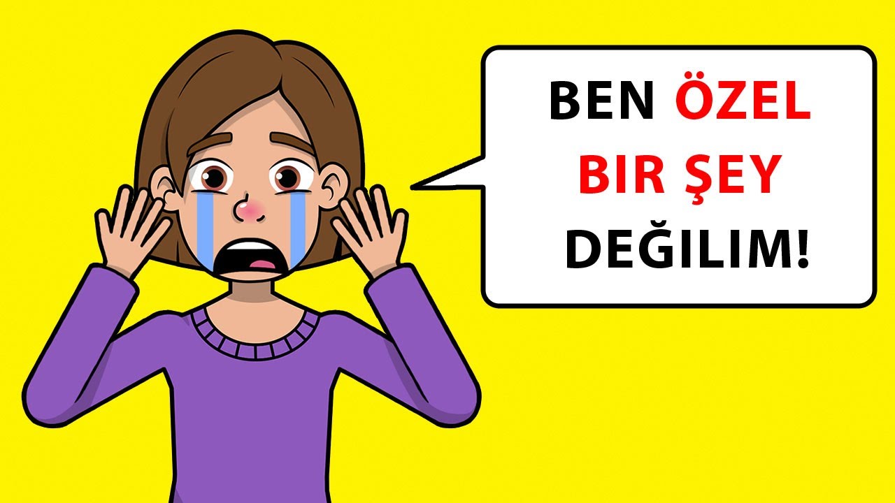 Sıradan ve sıkıcıyım sadece!