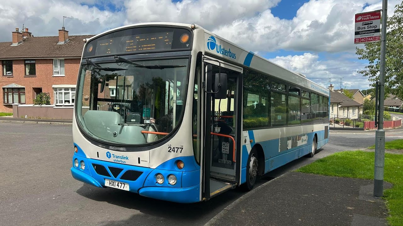 Translink Ulsterbus L94UB Wright Scania Solars 829 & 2477 on (Routes 4C & 4A)