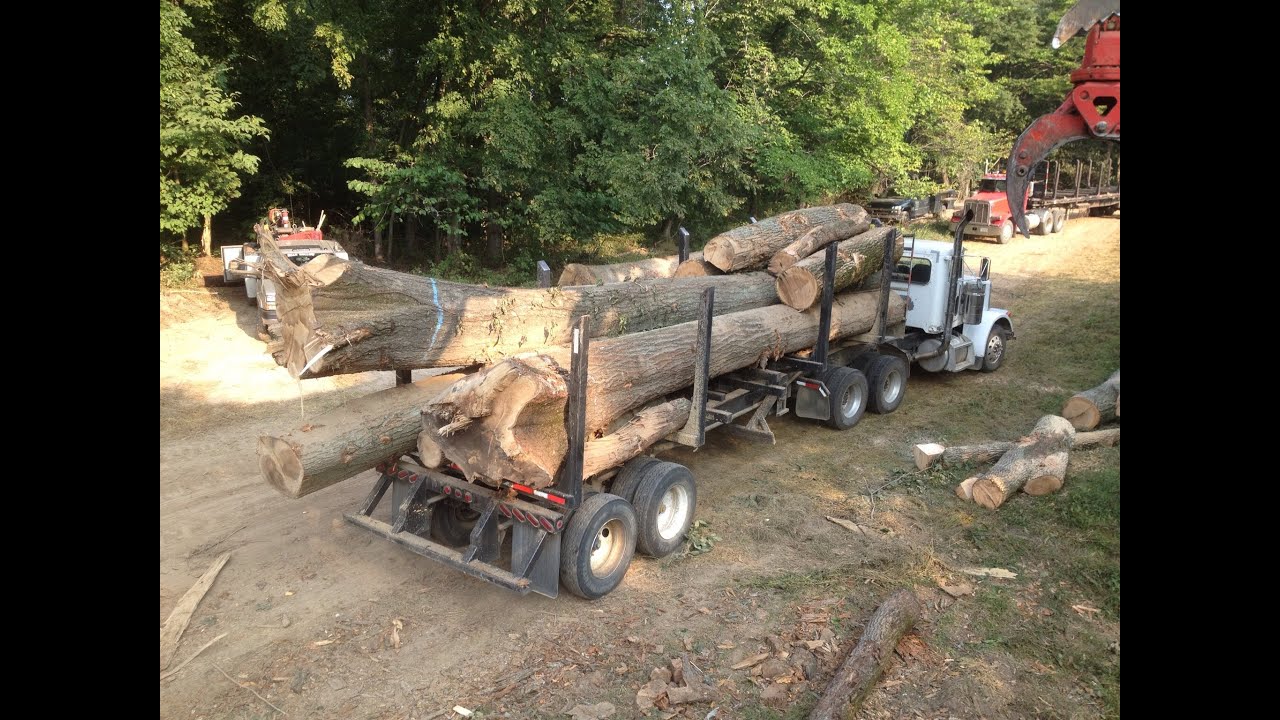 Log truck,  Loud pipes
