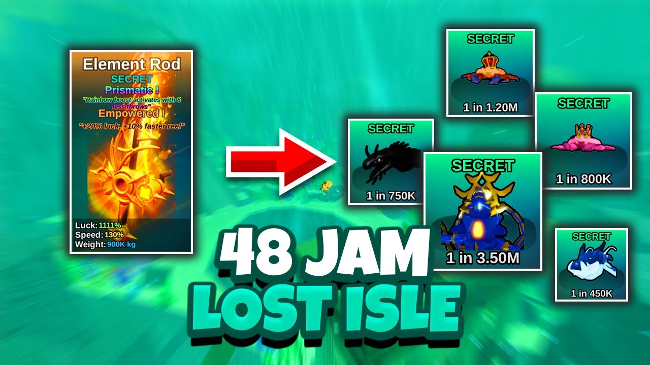 PANEN SECRET LOST ISLE😱 MISI GHOSTFIN GAMPANG BANGET‼️ - FISH IT ROBLOX