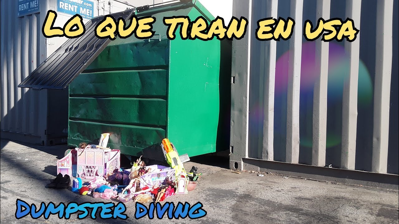 Lo que tiran en USA🇺🇸🇲🇽♻️sorprendente lo que estas tiendas tiran a la basura( dumpster diving)