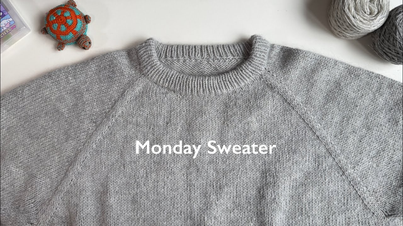 월요병도 이겨내주는 스웨터가 있다? 🤢 먼데이 스웨터 Monday Sweater