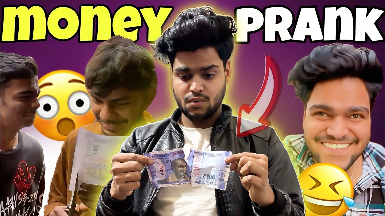 money prank 😂 with friends 🫂 new vlog 