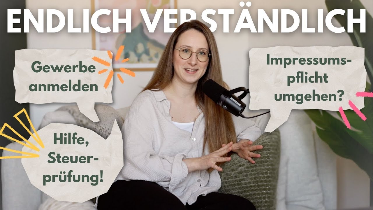 STEUERN & RECHT als Content Creator 💸 | Was du VORHER wissen musst!