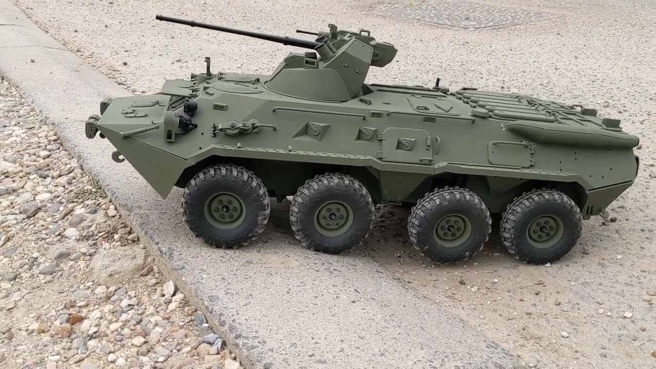 Cross BT8 APC first rough ground run