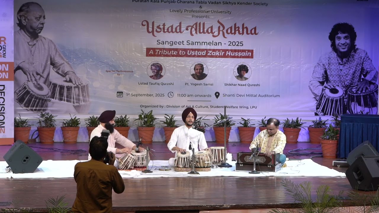 Pavitar Singh Tabla Part 2 | Student of U Kulwinder Singh | Ustad Alla Rakha Sangeet Samelan 2025