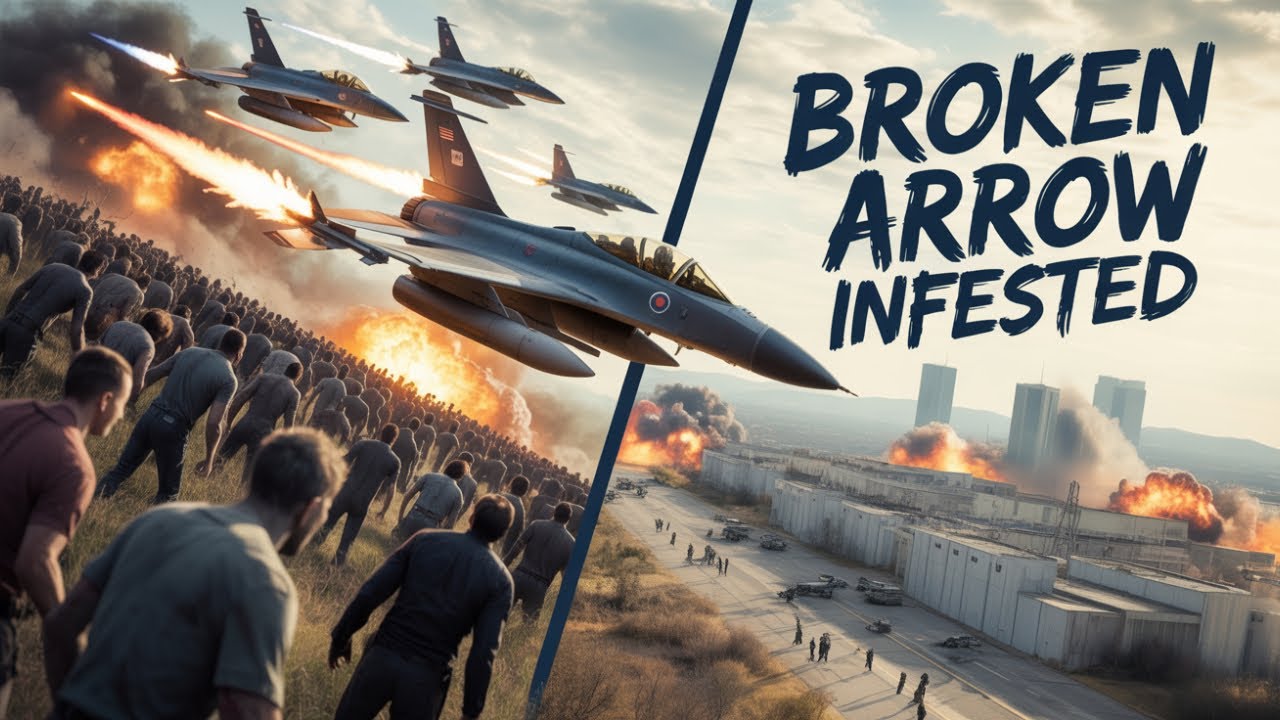 Зомби вторгаются в Брокен-Эрроу, и ВВС США дают отпор!