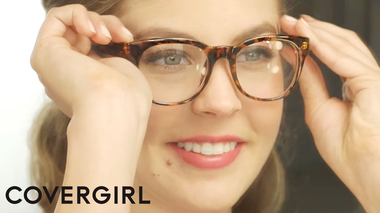 Simple Eye Makeup Tutorial for Glasses | COVERGIRL