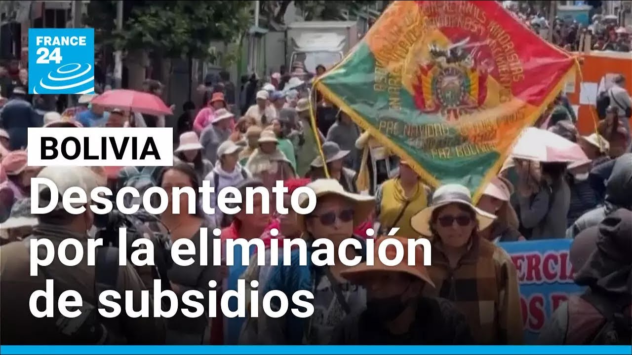 Reducción de los subsidios a los combustibles provoca indignación y caos en Bolivia • FRANCE 24