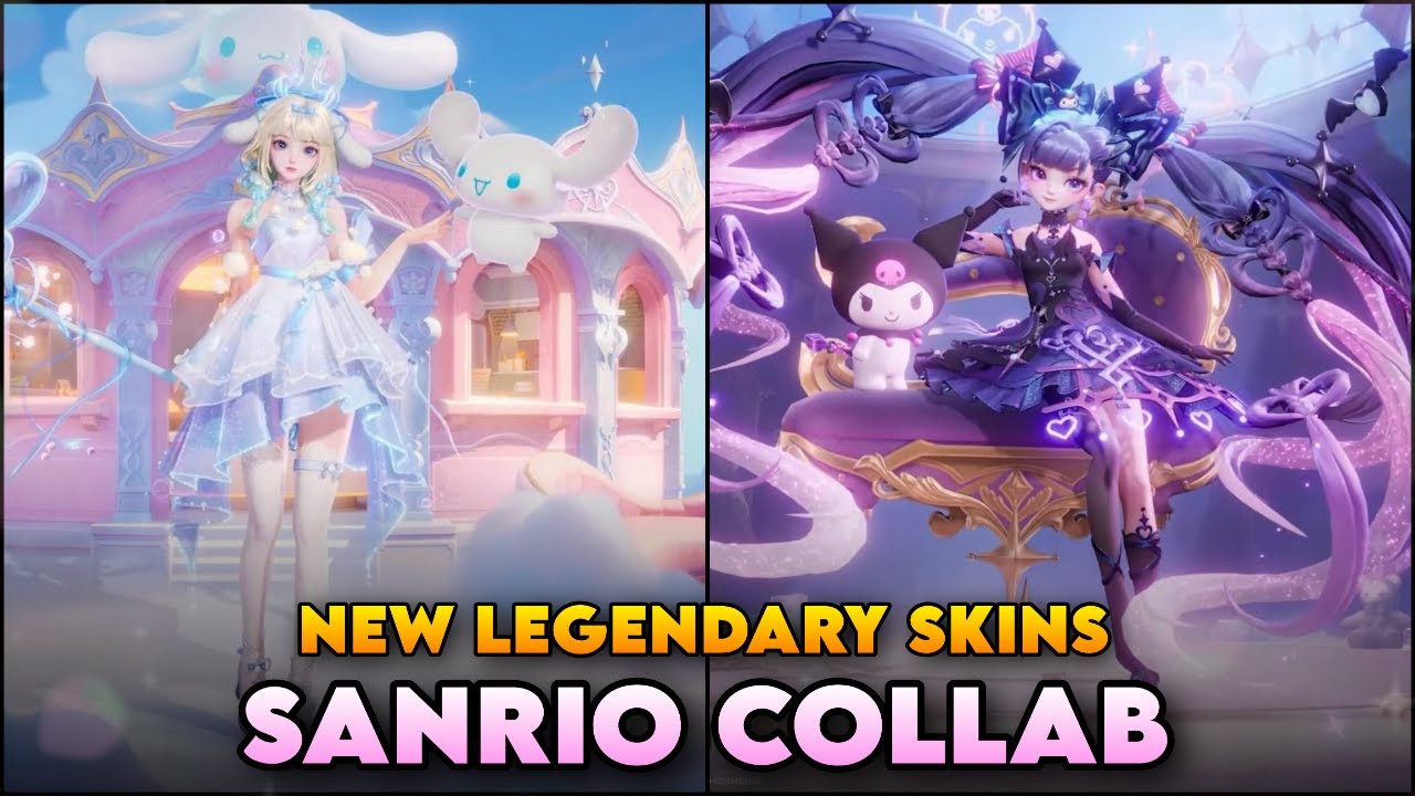 Yaria & Angela New Rare Legendary Skins! | Sanrio Characters Collab | Honor of Kings CN