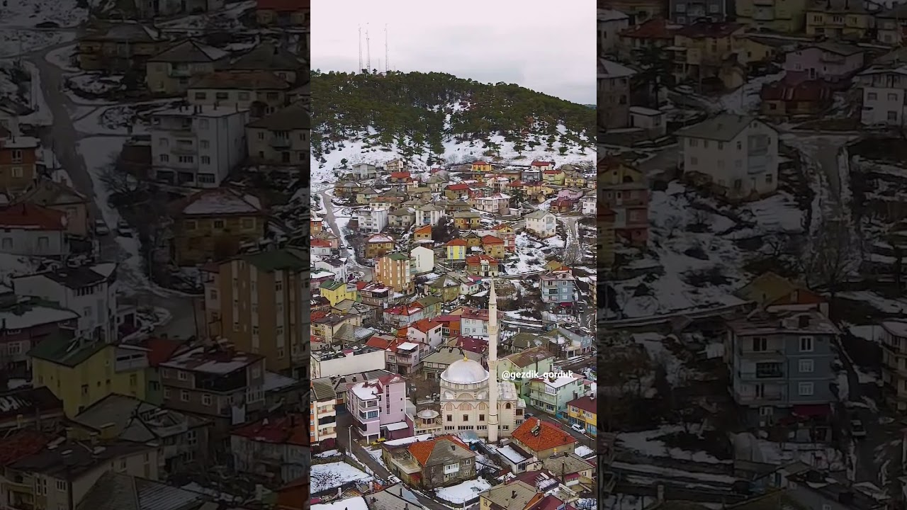Konya Beyşehir Üzümlü Kar Manzarası  Gezdik Gördük