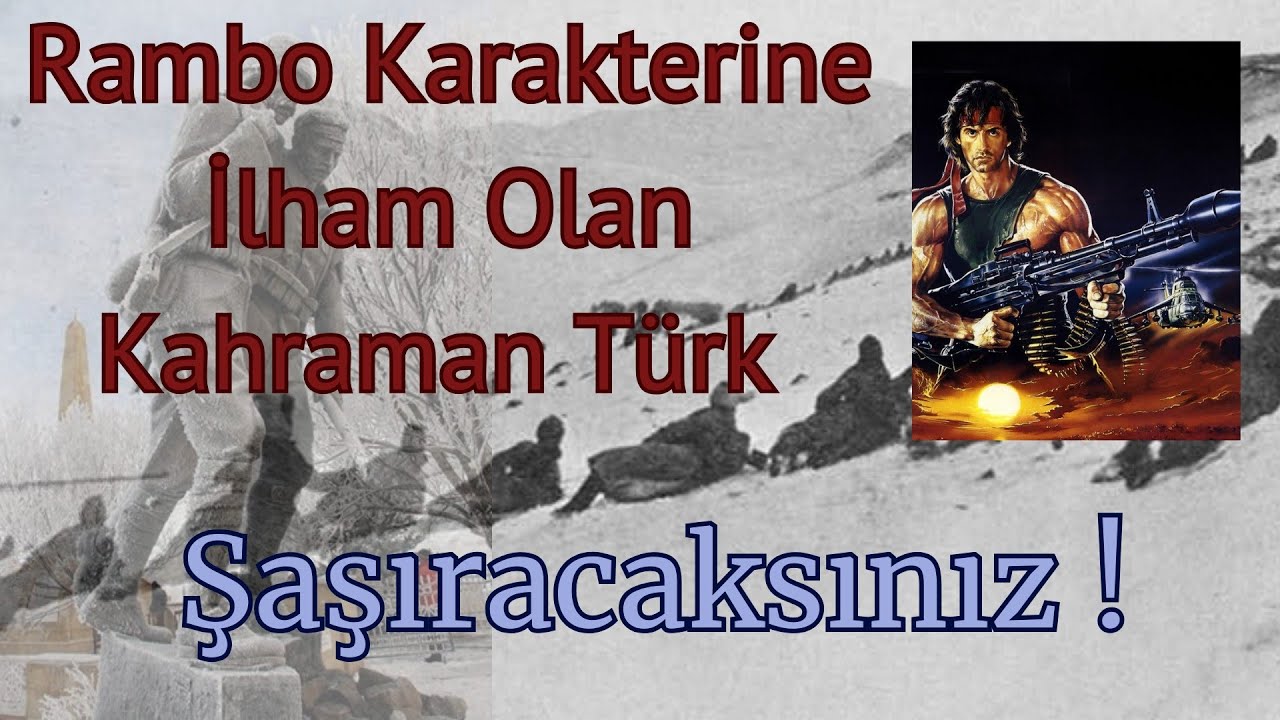 Rambo Karakterine İlham Olan T&uuml;rk Kahraman #tarih