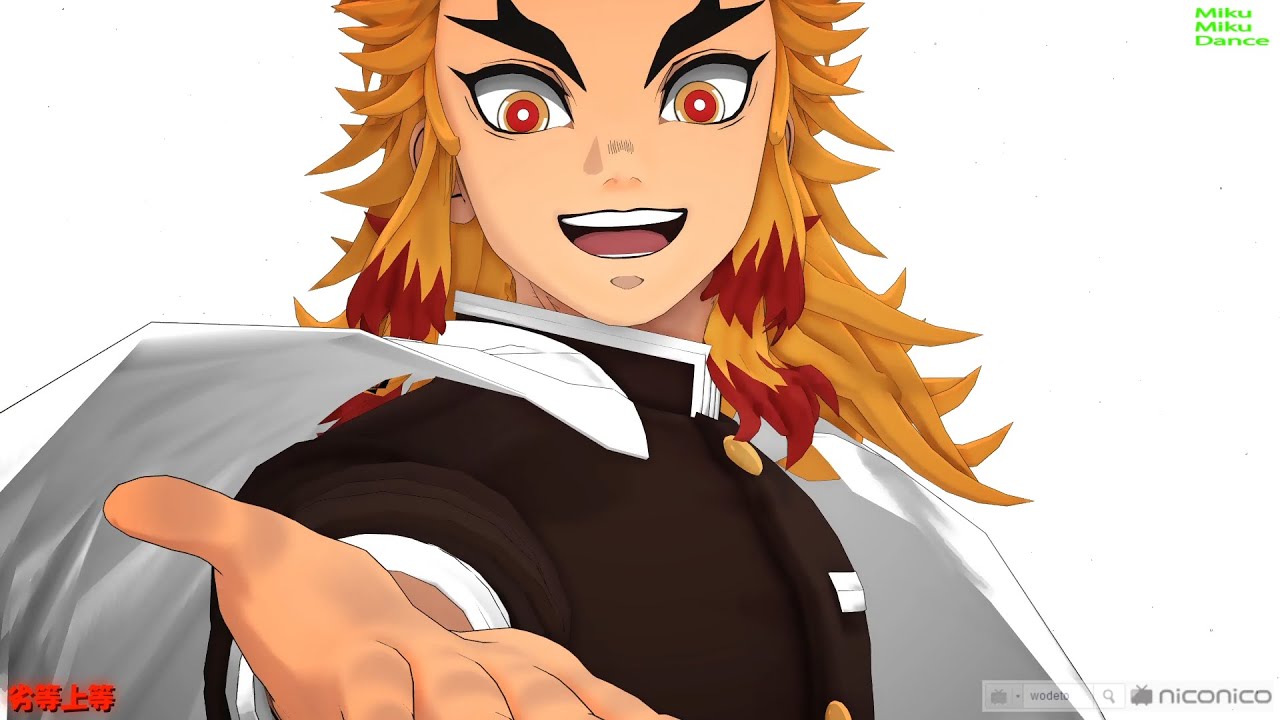 【MMD】ハッ！！【屈強な剣士たちの舞04　煉獄＆宇髄　鬼滅の刃】