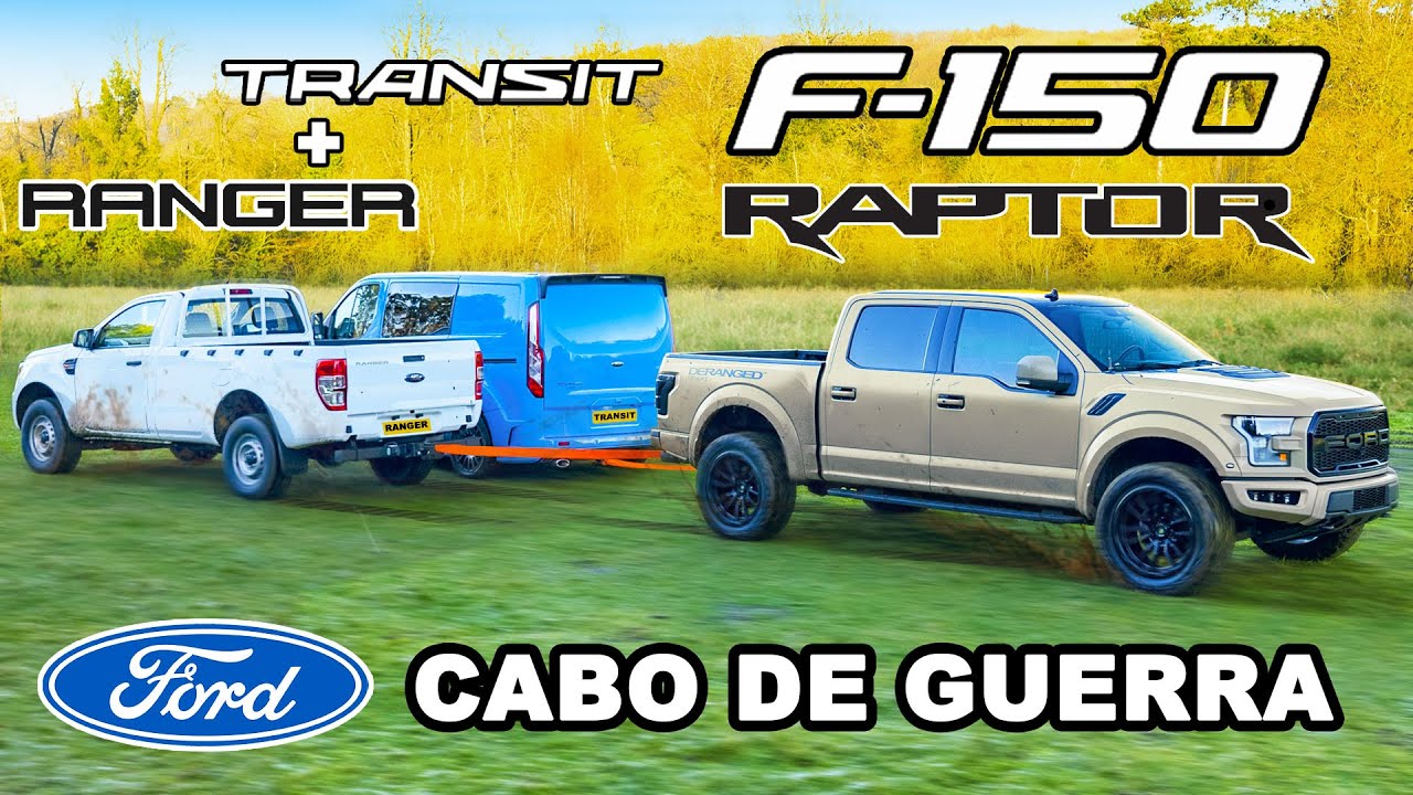Ford F-150 Raptor vs Ranger & Transit Van: CABO DE GUERRA