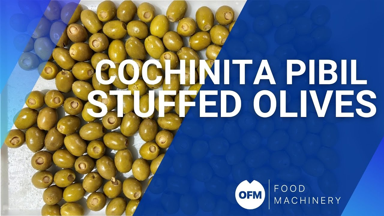 Aceitunas rellenas de cochinita pibil | Cochinita pibil–stuffed olives