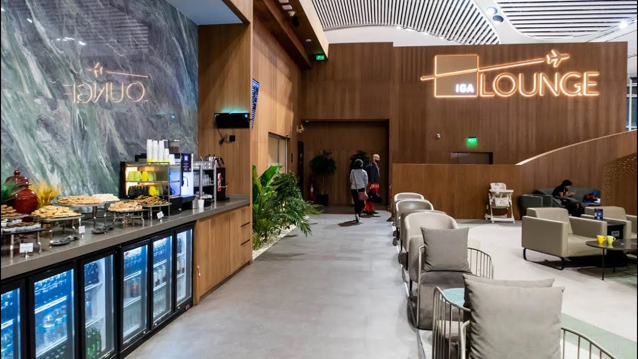 İstanbul havalimanı İGA LOUNGE (Özel yolcu salonu )