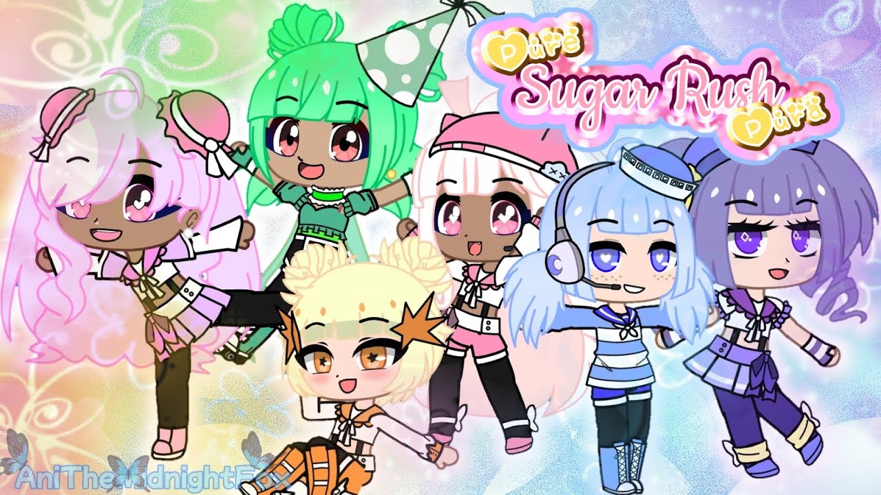 (OFFICIAL) Sugar Rush Pure Pura✨️ Full Group Transformation!!!🍡🍉🍧 || Gacha Club ||