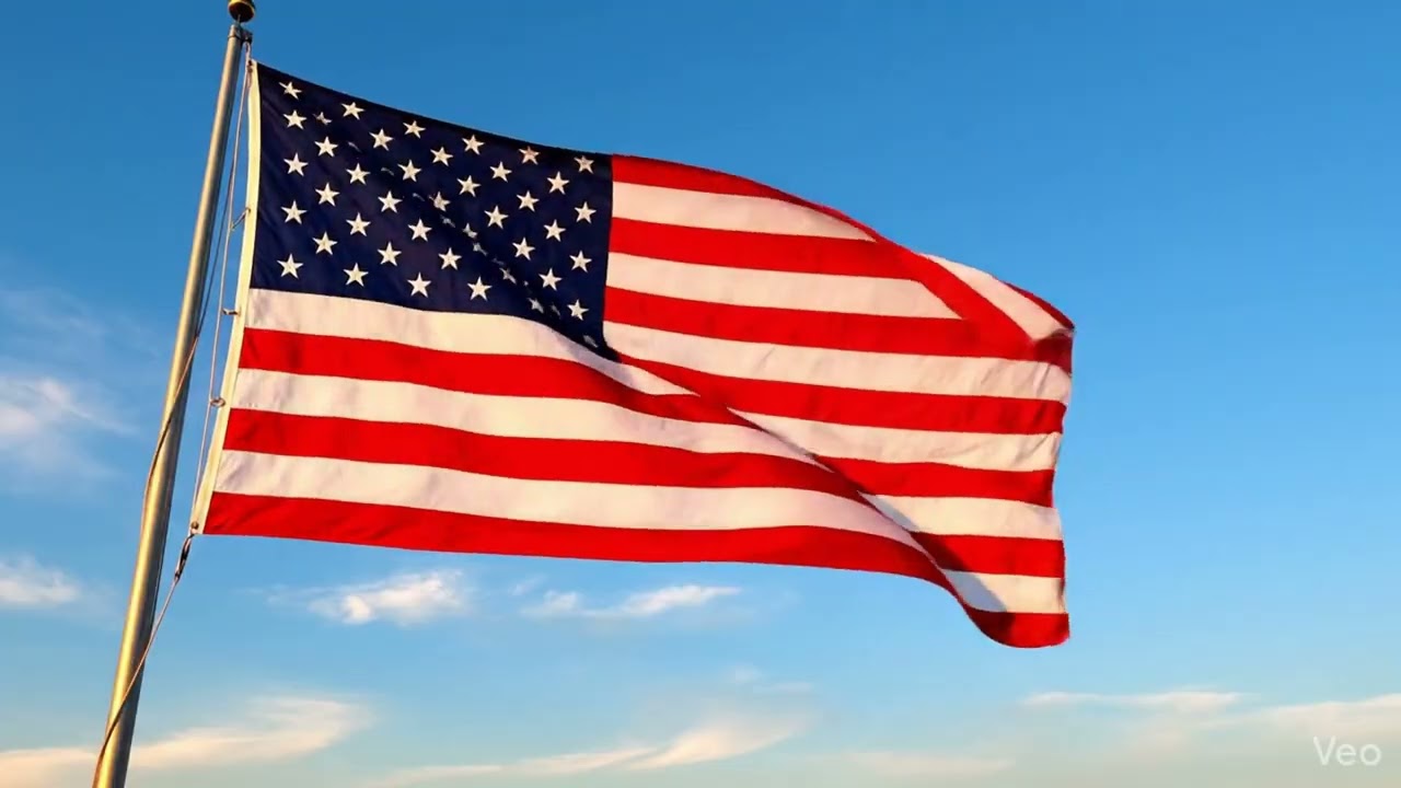 American Flag | Waving | Screen Saver
