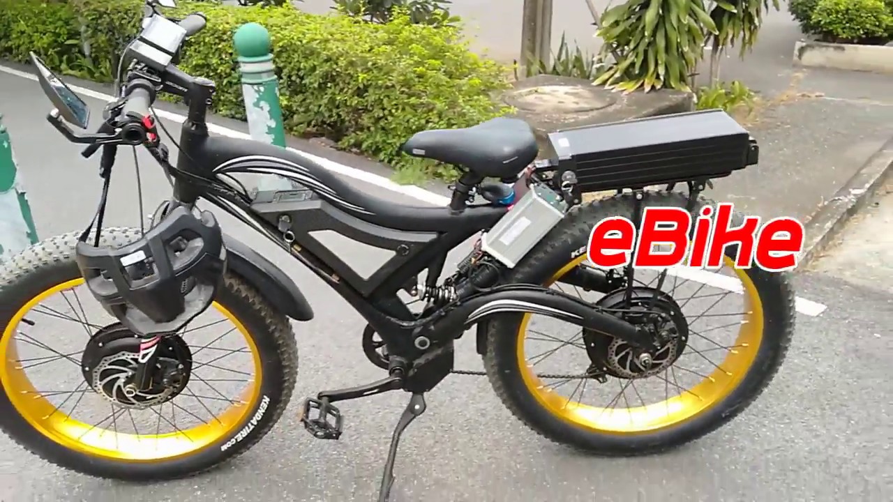 eBike Thailand จักรยานไฟฟ้า Fat bike 65km/h 2,000w 2WD upgrade from Ninja eBike by eBike Specialist