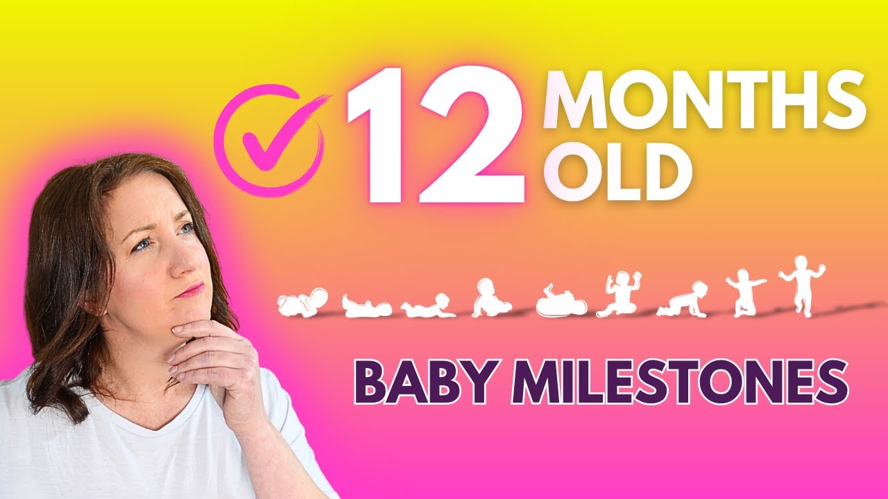 12 month old baby development and baby milestones: Happy First Birthday!