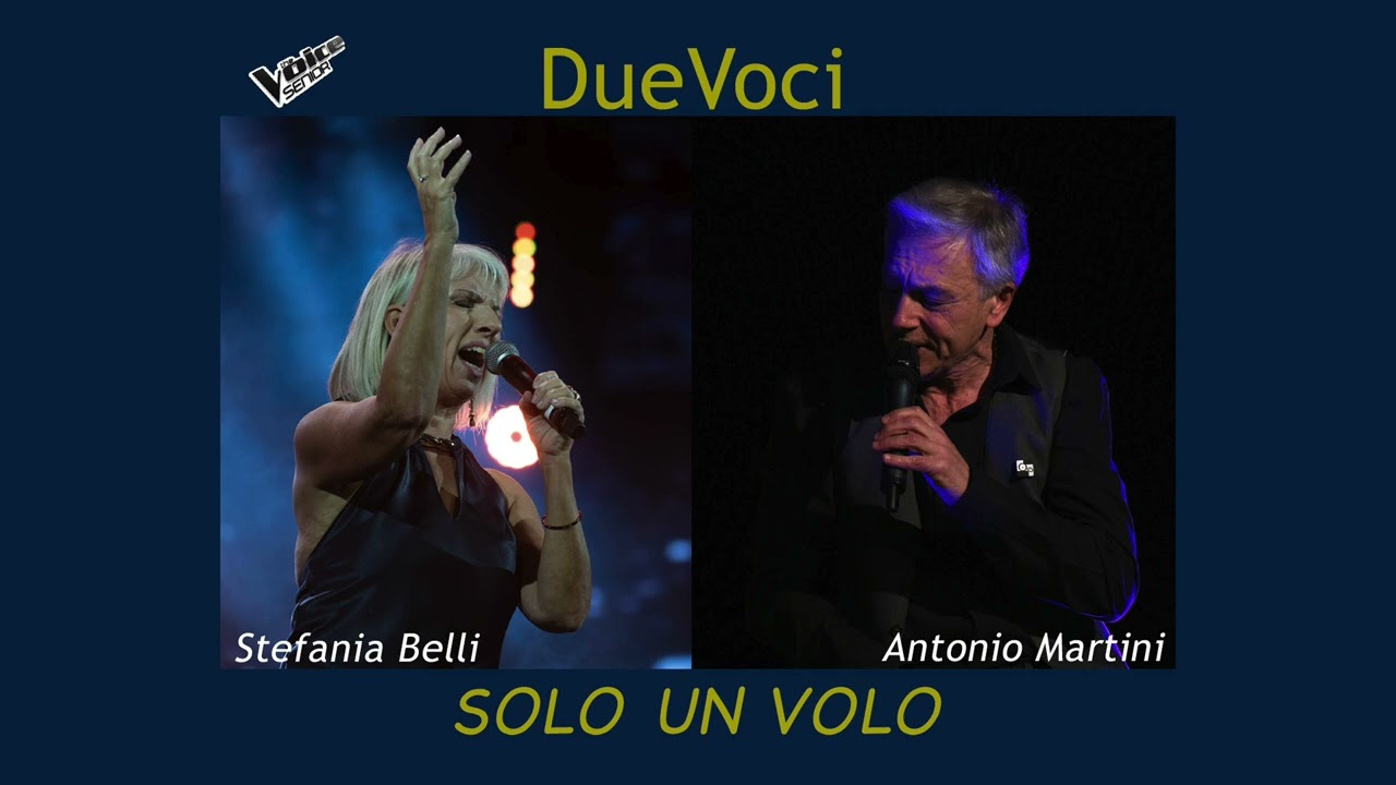 DueVoci - Stefania Belli e Antonio Martini - SOLO UN VOLO cover