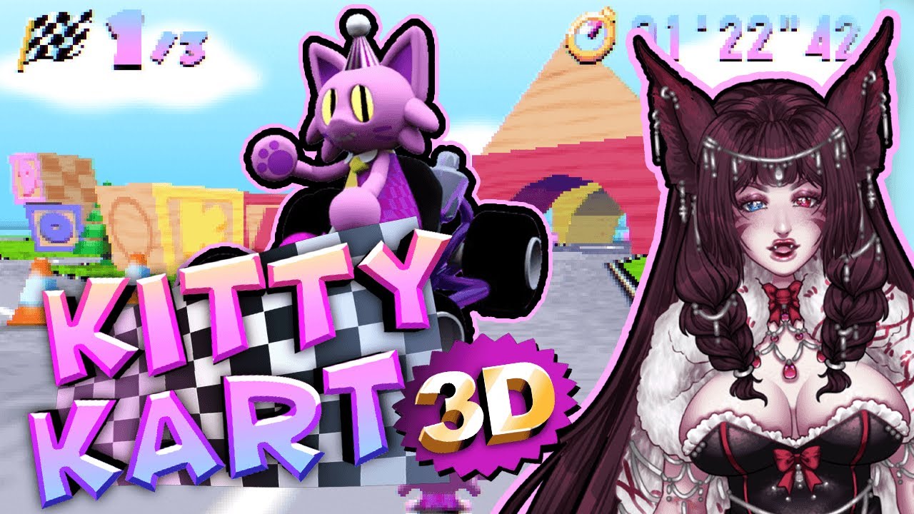 🌹【Kitty Kart 64】🌹 There's a mystery in this kart racer...LIVE VOD