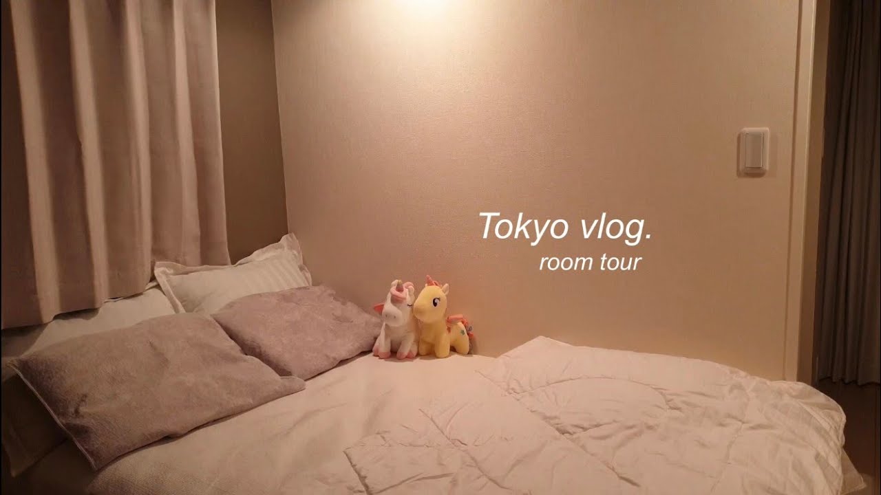 eng) 도쿄룸투어🏡 구조가 특이한 월세 11만엔 일본원룸 소개 | 일본직장인의 집, 맥시멀리스트, 이사한지 거의 1년 랜선집들이