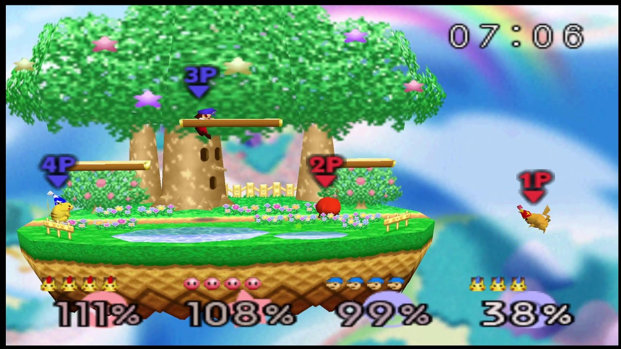 SSB64 Online - Frashi (p1) & Will (p2) vs Mc-v (p3) & Meruem (p4)