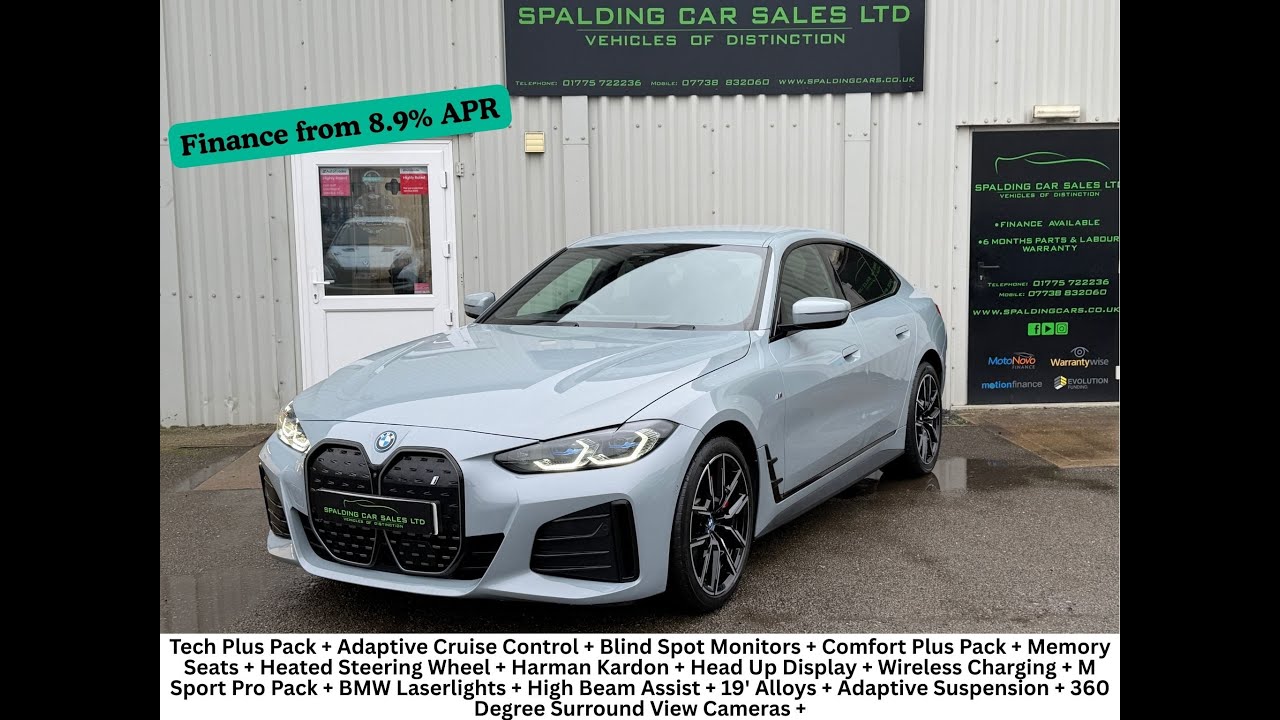 BMW i4 40 - Tech Plus Pack - Comfort Plus - Visibility - M Sport Pro - Parking Assistance Plus 