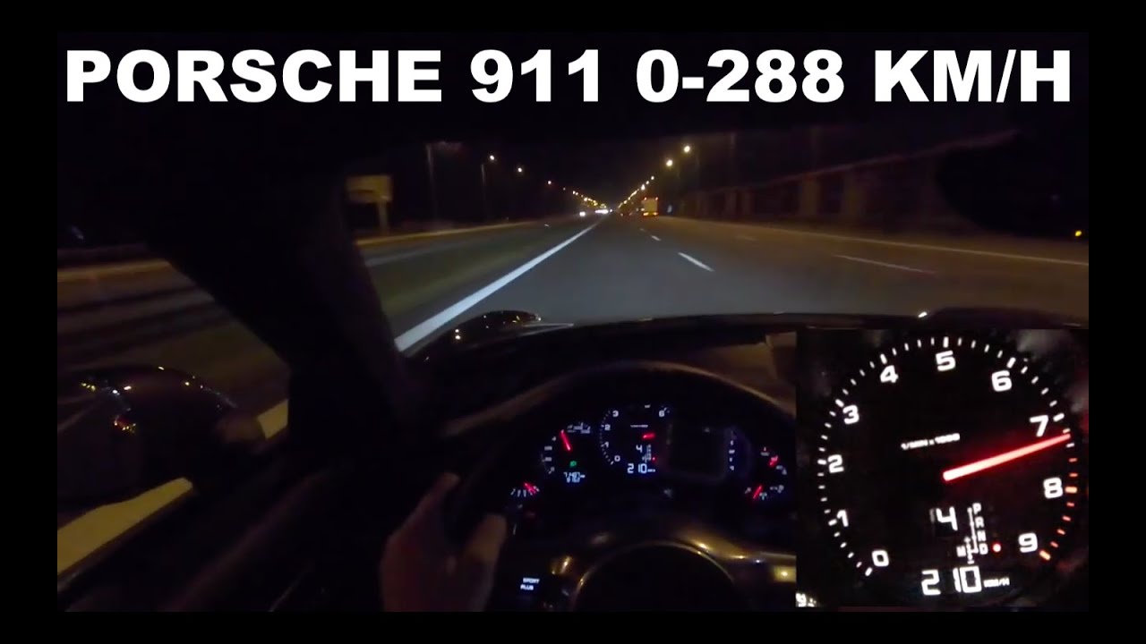 PORSCHE 911 400KM 0-288 KM/H POV