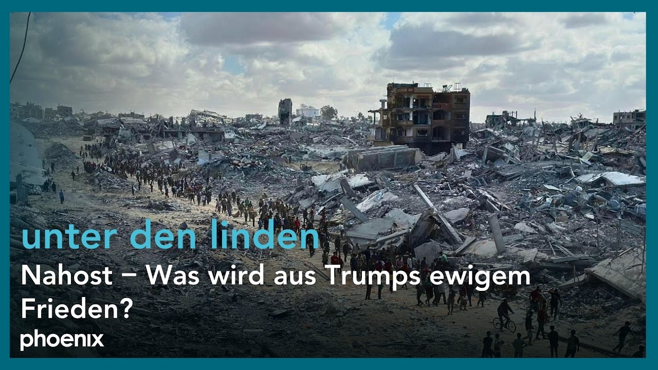 Nahost &ndash; Was wird aus Trumps ewigem Frieden? | #unterdenlinden