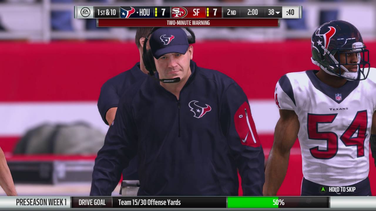 EA Sports Madden NFL 17 - Preseason Wk 1 : Texans vs 49ers - Xbox One S Gameplay
