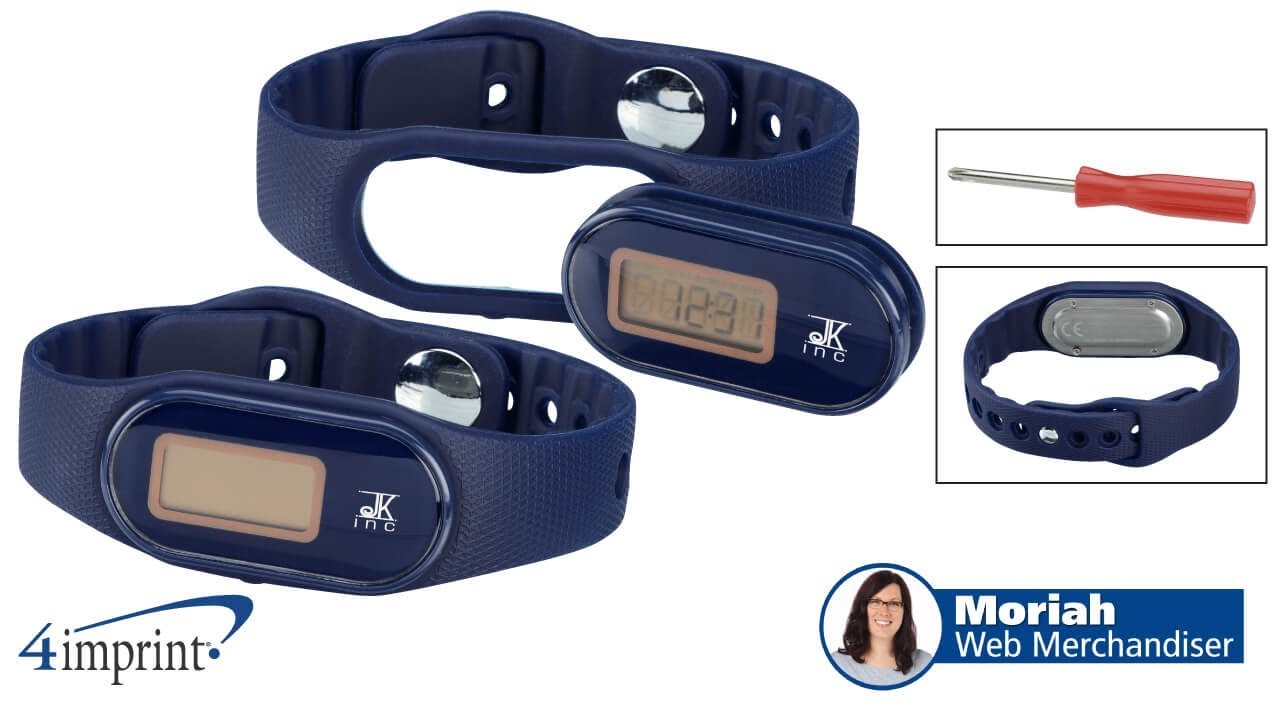 Tap and Track Pedometer Watch - Promotional Products by 4imprint