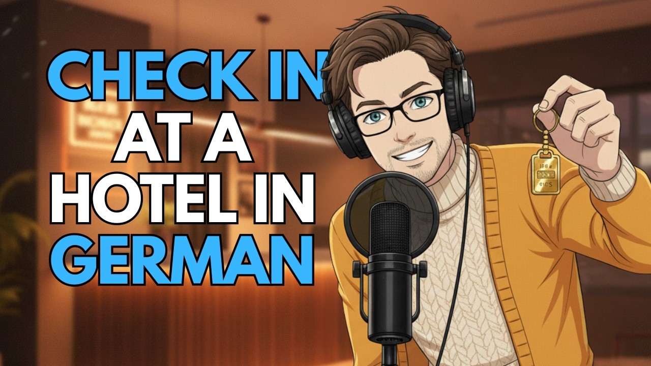 Learn How to Check In at a Hotel in German | Easy Conversation for Beginners | German Podcast