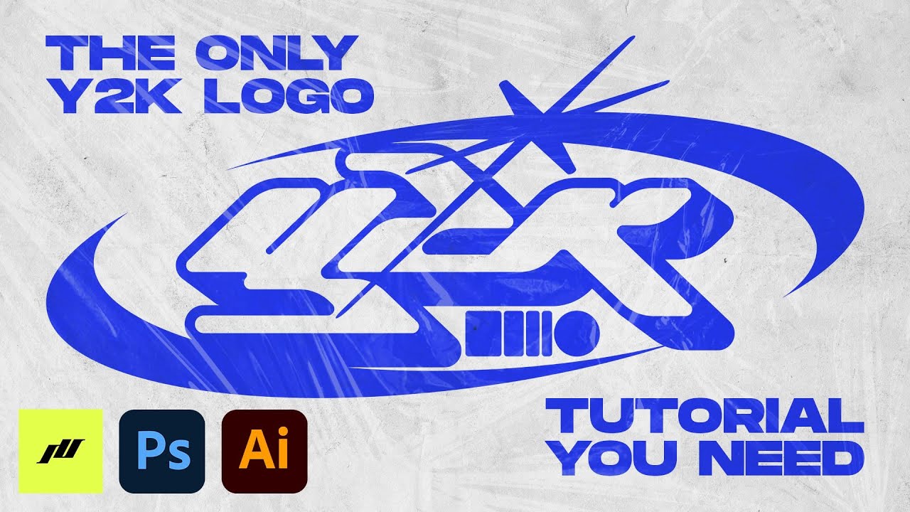КАК СОЗДАТЬ ЛОГОТИП Y2K + СКАЧАТЬ БЕСПЛАТНО (УРОКИ ПО ILLUSTRATOR И PHOTOSHOP)