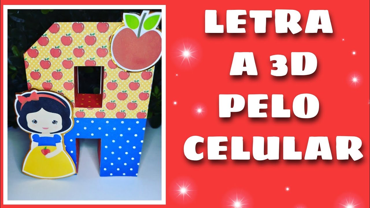 LETRA A 3D PELO PIXELLAB