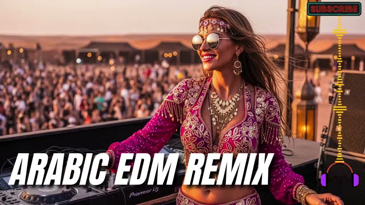🌌 Arabic EDM Remix Neon Mirage | Dreamy Futuristic Arabian EDM